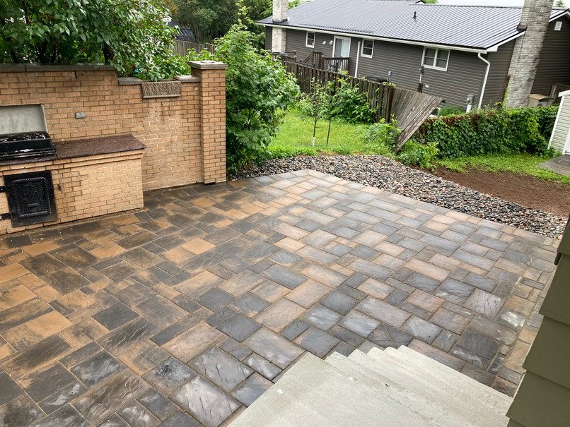 Paver installation 