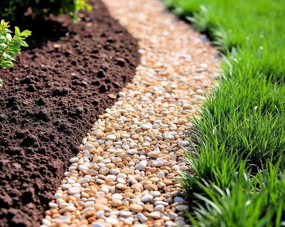 Is mulch or rock better for landscaping?