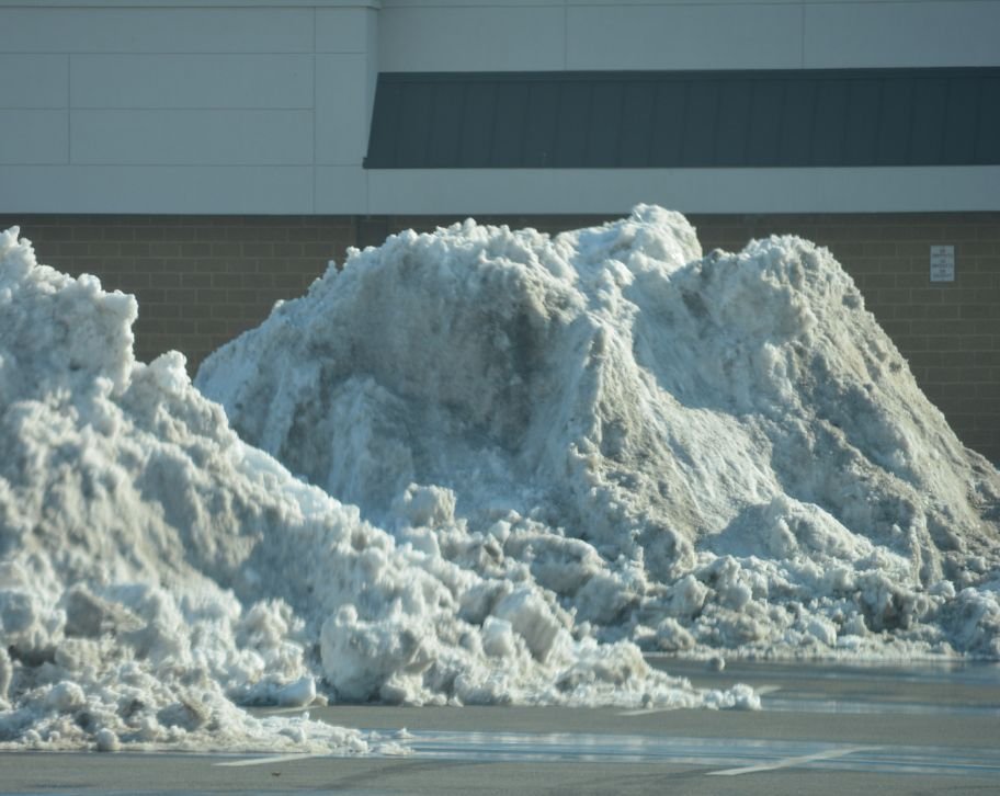 snowplow windrow driveway