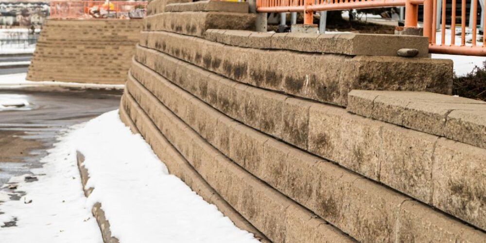 Signs of Water Damage in Retaining Walls